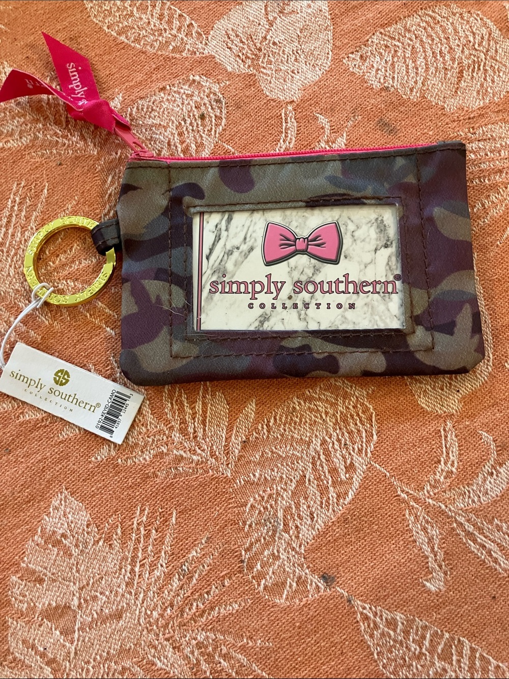 Simply Southern Camouflage Cardholder with Pink Accents